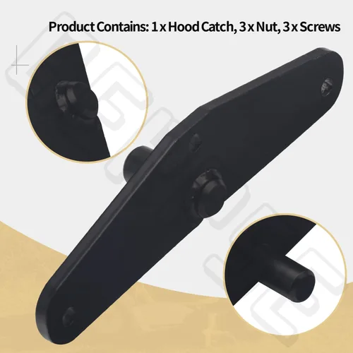 Vista 4 de AM123163 Kit de capó compatible con cortacésped JohnD-eere, compatible con modelos 4200 4300 4400 4500 4600 4700, incluye tuerca M84972, tornillos
