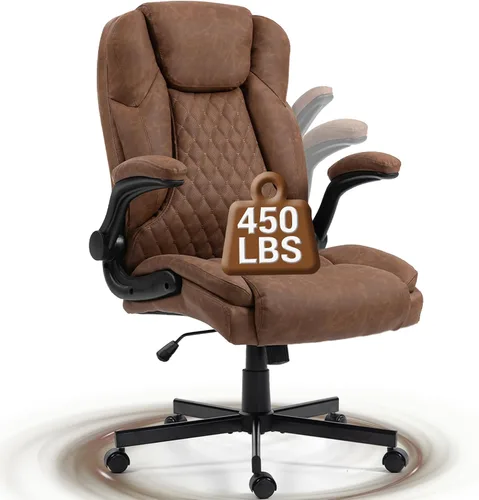 Vista 12 de Silla de oficina de masaje con reposapiés, sillas ejecutivas de calefacción por vibración de 6 puntos, silla ejecutiva ergonómica para oficina