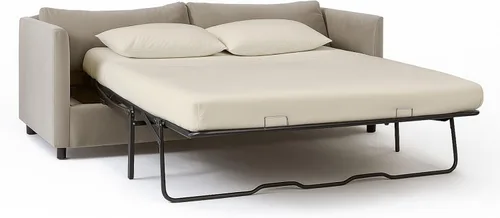 Vista 15 de Rajlinen Juego de sábanas para sofá cama tamaño matrimonial de 52 x 72 pulgadas, color gris oscuro, sábanas para sofá, cama, 100% algodón egipcio
