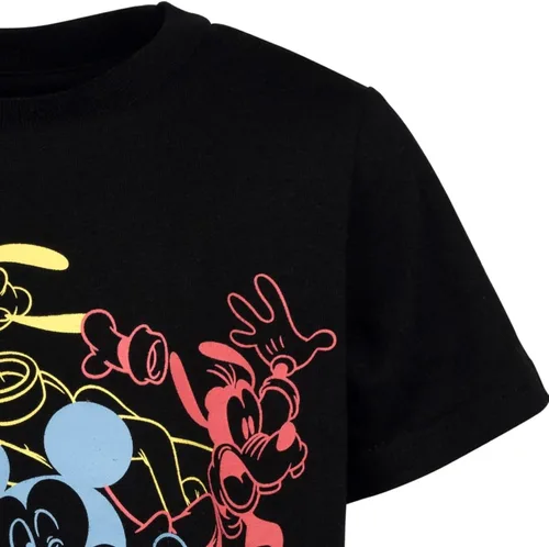 Vista 9 de Disney Mickey Mouse Pixar Toy Story Winnie The Pooh Pixar Cars Lion Guard - Paquete de 2 camisetas para niños pequeños GrisBlanco