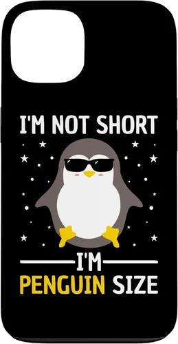 Vista 7 de I'm Not Short I'm Penguin Size Men Women Funny Penguin Lover Case for iPhone 17