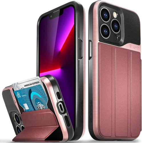 Vista 18 de VENA vCommute - Funda tipo cartera compatible con Apple iPhone 11 (6.1 pulgadas 2019), (protección contra caídas de grado militar) con tapa y ranura