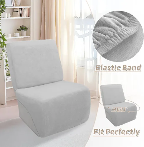 Vista 110 de Arfntevss Fundas de sofá seccional reclinable de terciopelo, Funda de sofá seccional de esquina para sofá reclinable, Funda elástica suave