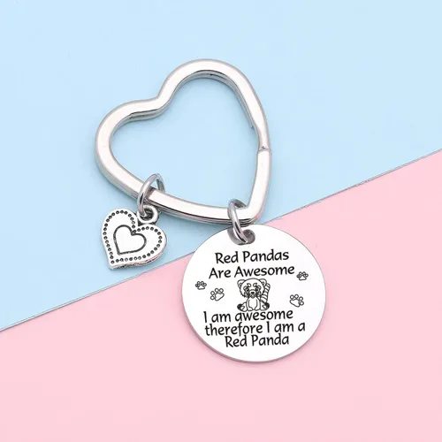 Vista 4 de 7RVZM Joyería inspirada en panda rojo, regalo para amantes de los pandas, regalo de graduación para hija
