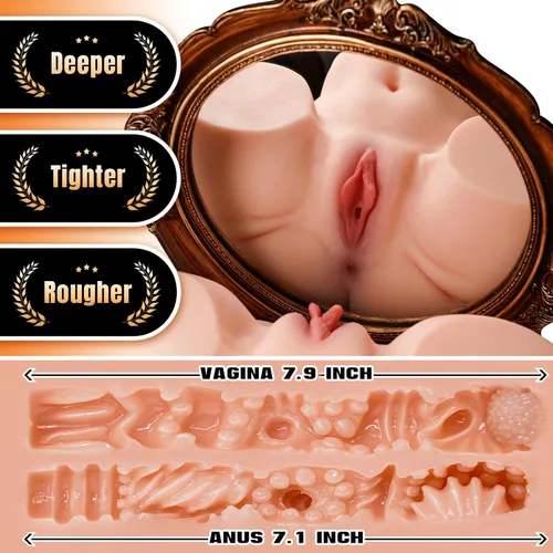 Vista 2 de BBW - Muñeca Sexual con Culo Grande, Juguetes Sexuales Masculinos con Equipaje, 36 Libras, Muñecas Sexuales Realistas de Mejillas Regordetas