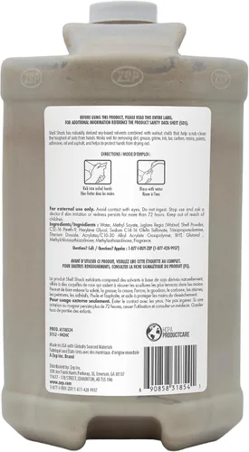 Vista 3 de Zep Limpiador de manos industrial Shell Shock - 1 galón (caja de 4) - 318524 - Fabricado con fórmula biodegradable a base de soja y nuez para una