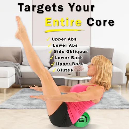 Vista 3 de The Original 9" Pilates Core Fitness Small Exercise Ball