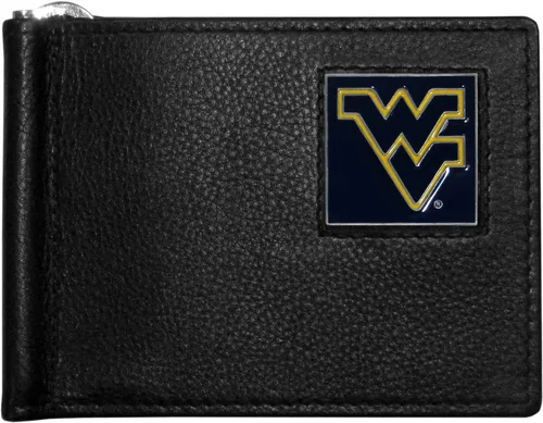 Vista 16 de Siskiyou Cartera deportiva de cuero con clip para billetes de la NCAA