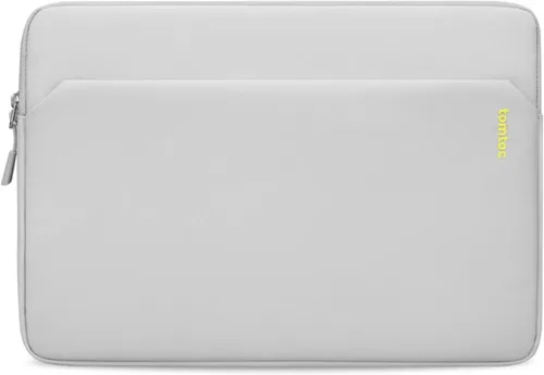 Vista 11 de tomtoc Funda delgada de ajuste personalizado para MacBook Neo A18 Pro A3404 de 13 pulgadas, resistente al agua, con bolsillo para accesorios Funda