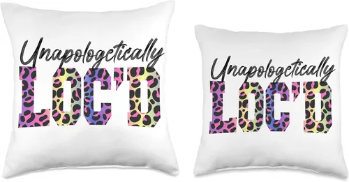 Vista 3 de Black Pride Melanin African American Unapologetically Loc'd Black History - Almohada de leopardo de melanina, 16 x 16 pulgadas, multicolor