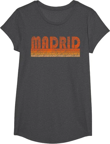Vista 77 de clásico Retro Madrid playera, hombre 3XL, Asphalt Negro