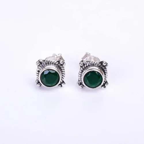 Vista 41 de Round Gemstone Stud Design 2