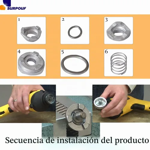 Vista 5 de 429634-00 Kit de embrague compatible con herramientas inalámbricas para paneles de yeso Dewalt DW255, DW276, DW251, DW274, DW274-220, 2121 Tipo 100