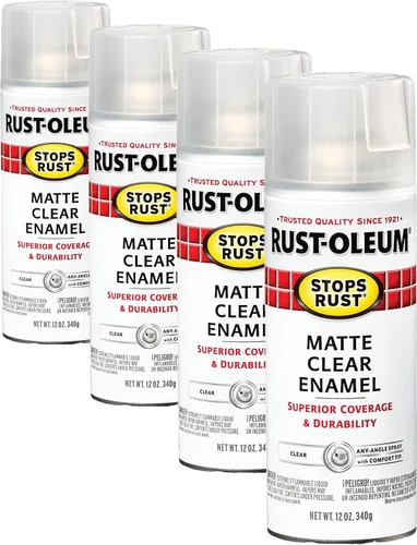 Vista 91 de Rust-Oleum 7776830 - Pintura en aerosol para prevención del óxido, 12 onzas, negro plano