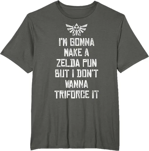 Vista 6 de Nintendo Zelda Funny Triforce It Pun - Camiseta gráfica, Negro, S