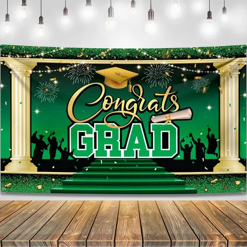 Vista 10 de KatchOn, Cartel de fotos de graduación de felicitaciones – Xtralarge, 72 x 44 pulgadas Cartel de fotos personalizado de graduación Fondo