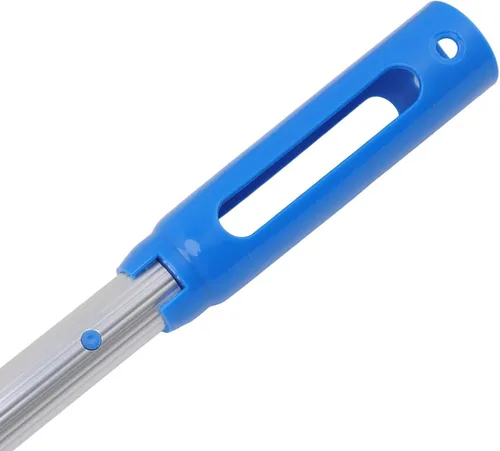 Vista 9 de TOPINCN Poste telescópico para piscina, poste telescópico de aluminio profesional de 3 secciones, mango de red desmontable para redes de espumadera