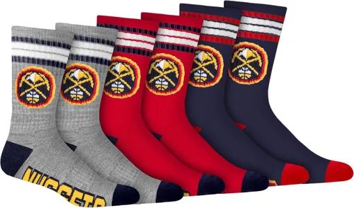 Vista 16 de Ultra Game Men's NBA Official Athletic Cushioned Secure Fit Team Crew Socks-3 Pack