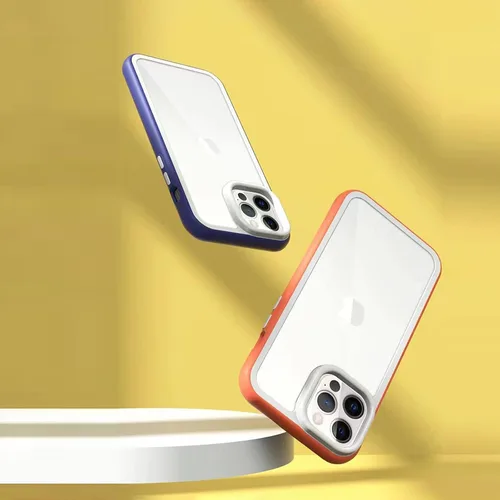 Vista 6 de Losin Funda protectora compatible con iPhone 14 Pro Max, diseño sin bordes, protector de lente de cámara, delgada, suave, de silicona líquida, a