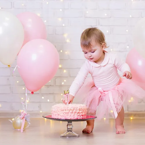 Vista 5 de Nuanchu Vela Rosa Número 1 para Niña Feliz Cumpleaños Decoración Superior, para Pastel de Cumpleaños Repostería Celebración Reuniones Aniversario