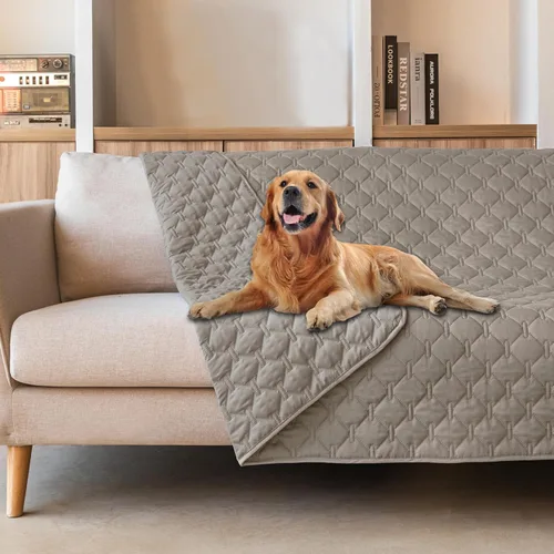 Vista 38 de gogobunny Manta para mascotas 3 veces más resistente, impermeable y a prueba de arañazos; protector de muebles reversible para perros y gatos, funda