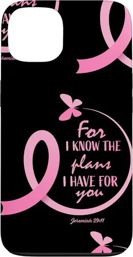 Vista 7 de Breast Cancer Gifts Women Mom Jeremiah 29 11 Butterfly Phone Case for iPhone 17