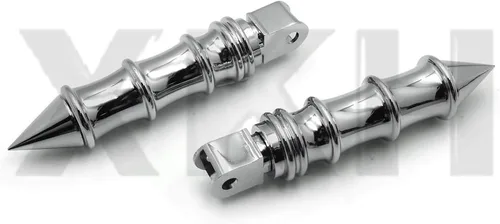 Vista 5 de Estriberas de bambú XKH compatibles con Stateline Shadow VLX VTX1300C VTX1800C VTX1800F [B07NSC1J6T]
