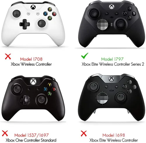 Vista 8 de TOMSIN Paquete de repuesto de accesorios para mandos Xbox Elite Series 2 13 en 1, 6 palillos de metal, 2 almohadillas D, 4 palas y 1 ajustador