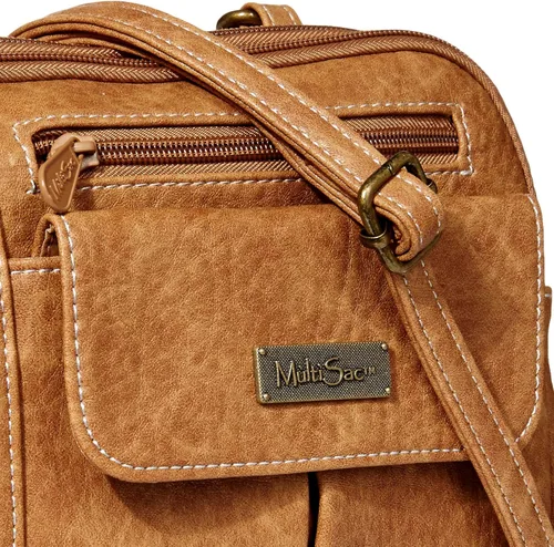 Vista 3 de MultiSac Zippy - Bolso cruzado con triple compartimento