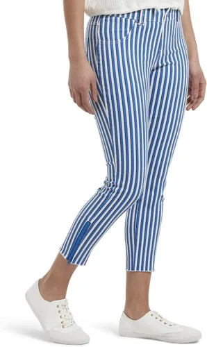 Vista 8 de HUE Leggings capris esenciales de mezclilla para mujer, varios