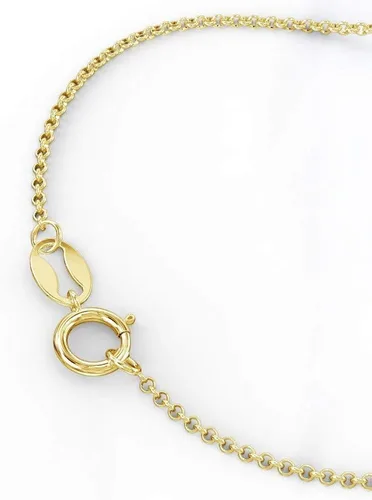 Vista 7 de JEWLR - Collar con nombre personalizado de 10 quilates con fuente floreciente