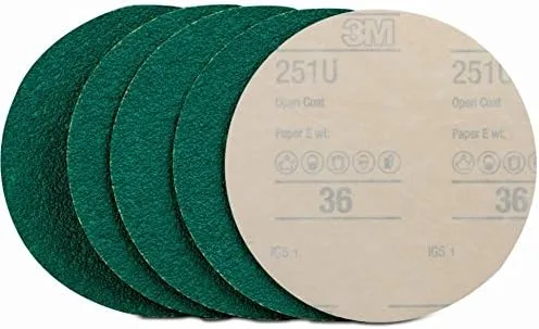 Vista 3 de 3 M 31548 Stikit Verde Corps 6" 36E Disco de grano (Pack de 20)