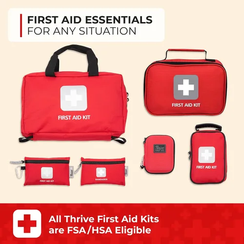 Vista 9 de Thrive Kit de primeros auxilios de 291 piezas - Multipack