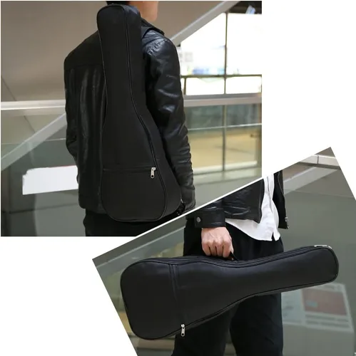 Vista 5 de Estuche para ukelele de 21 pulgadas, bolsa acolchada para ukelele duradera e impermeable para Soprano