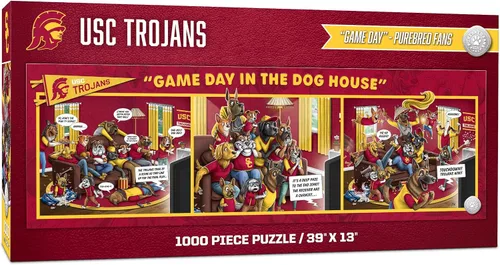 Vista 53 de YouTheFan NCAA Game Day in The Dog House - Rompecabezas de 1000 piezas
