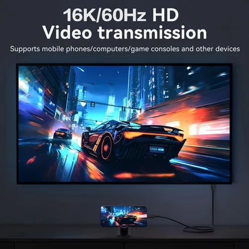 Vista 3 de [Sincronización de datos de 80 Gbps] Compatible con cable Thunderbolt 5, cable USB C de alta velocidad compatible con carga de 240 W y pantalla