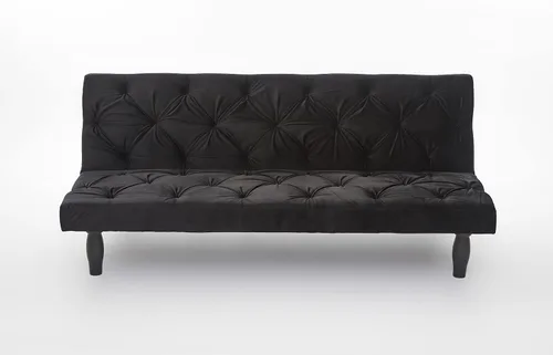 Vista 6 de Sofá cama tipo futón, moderno, tapizado, plegable, para sala de estar compacta, sofá reclinable de tela, para apartamentos pequeños, espacios