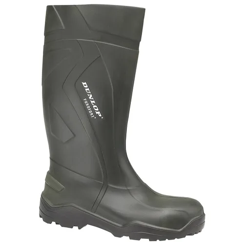 Vista 13 de Dunlop Botas Wellington para lluvia unisex, Verde