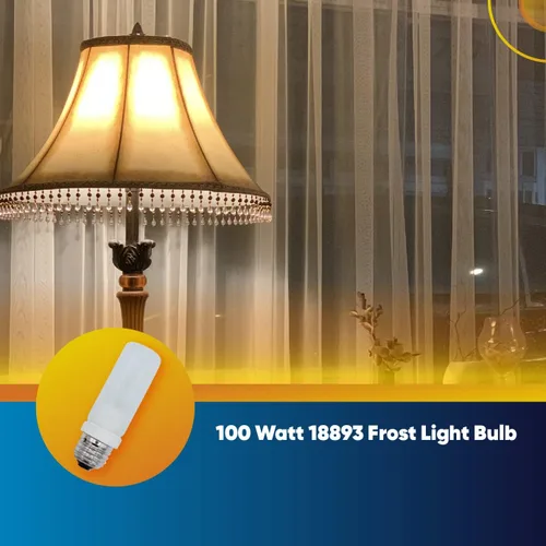 Vista 4 de Technical Precision Bombilla halógena para Osram Sylvania 18893 T10-1 Pack 100W · 120V · Doble sobre · Base de tornillo mediana E26 · Blanco