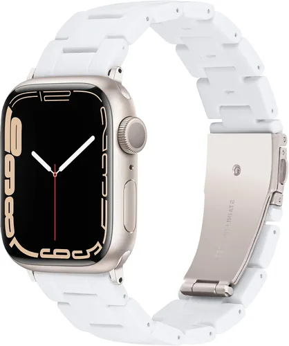 Vista 11 de Bandas para Apple Watch Light House - Correas de resina ligera de moda para iWatch para mujeres y hombres 38mm/40mm/41mm/42mm (Series 11 10)
