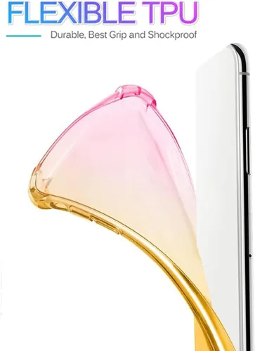 Vista 2 de Funda para OnePlus 11, One Plus 11 5G PHB110, funda transparente para teléfono con degradado, delgada, antiarañazos, flexible, funda protectora a