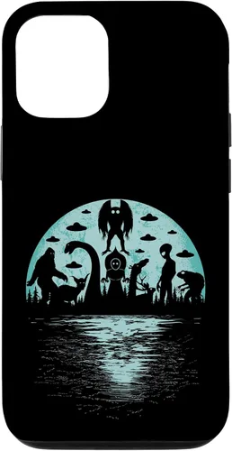 Vista 28 de Bigfoot Nessie Mothman and Aliens Cryptid Ovnis Cryptozoology - Carcasa para iPhone 17
