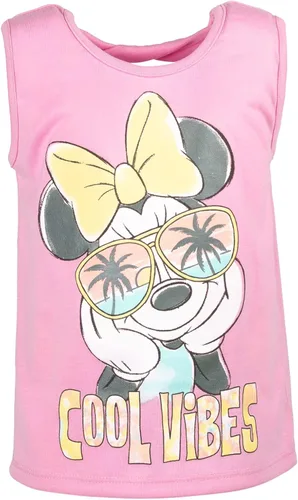 Vista 3 de Disney Winnie the Pooh Minnie Mouse - Camiseta sin mangas para niñas y niños pequeños