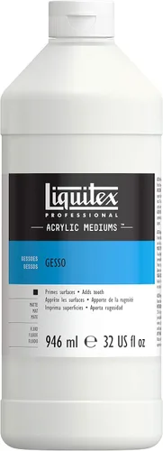 Vista 20 de Liquitex Basics Tubo mediano de Gesso para aplicación en superficies, 8.5 onzas Negro