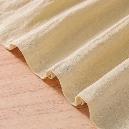 Vista 8 de Conjunto de ropa de verano de 2 piezas, ropa de bebé niña, vestidos de verano florales sin mangas con volantes