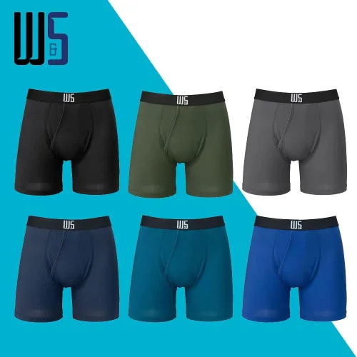 Vista 2 de Warriors & Scholars - Calzoncillos tipo bóxer para hombre, paquete de 6 calzoncillos bóxer para hombre, calzoncillos bóxer para hombre, calzoncillos