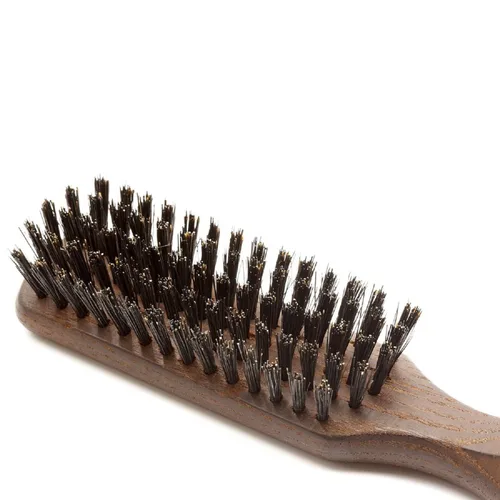Vista 2 de Fendrihan Cepillo de pelo de ceniza termowood de 5 filas con cerdas de jabalí HECHO EN ALEMANIA