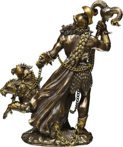 Vista 3 de Pacific Giftware Dios griego del inframundo Hades con cerbero perro estatua figura romana
