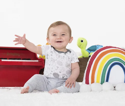 Vista 4 de Lamaze Paquete de 2 pantalones deportivos para bebé niño