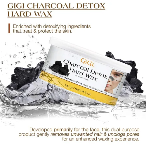 Vista 5 de GiGi Cera dura de desintoxicación de carbón 5 oz